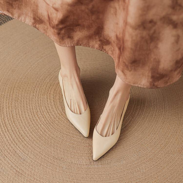 Nolia | Décolleté in vera pelle a punta