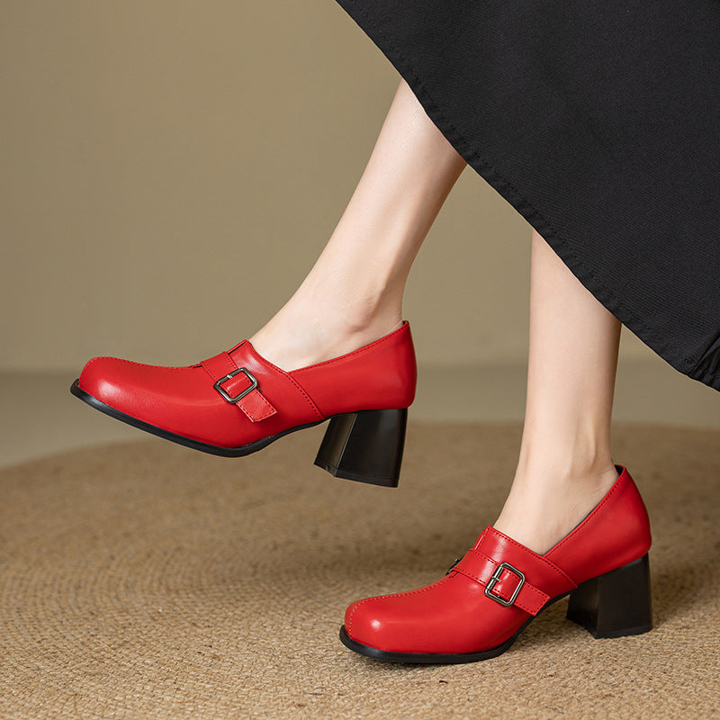 Norah | Scarpe in vera pelle con fibbia