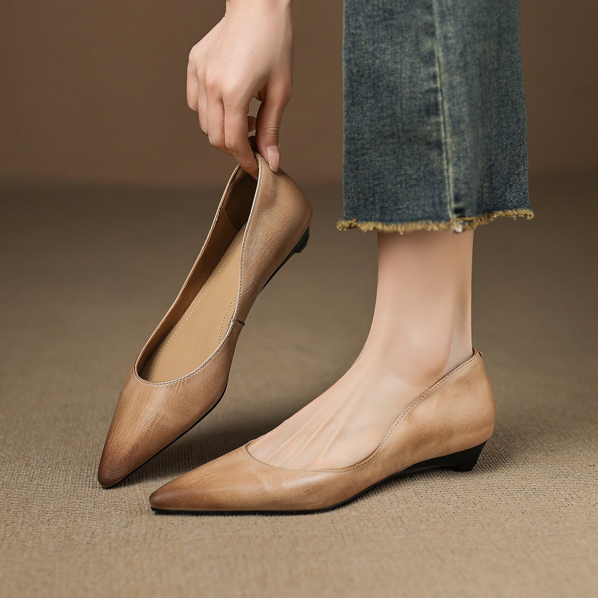 Arla | Ballerine in vera pelle