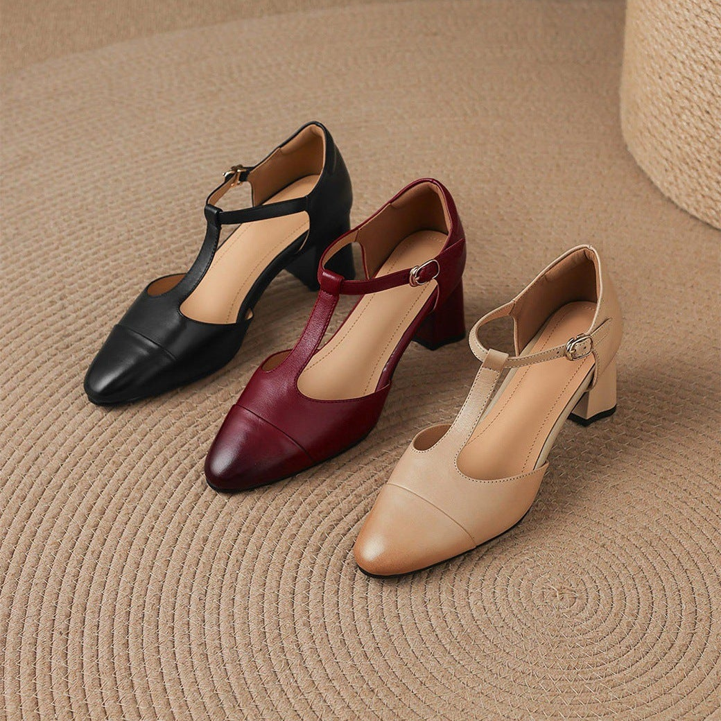 Orena | Scarpe in vera pelle con tagli laterali