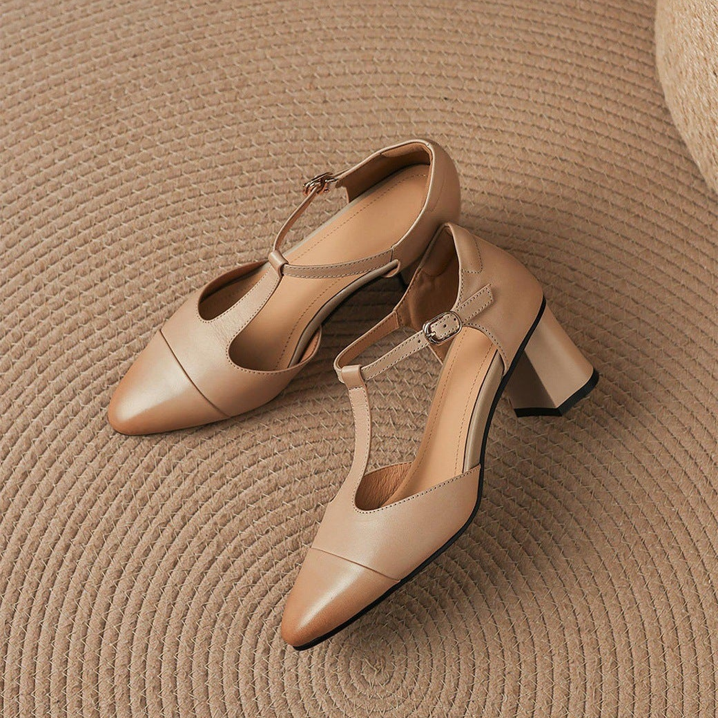 Orena | Scarpe in vera pelle con tagli laterali
