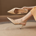 Myla | Slingback in vera pelle con tacco a matita