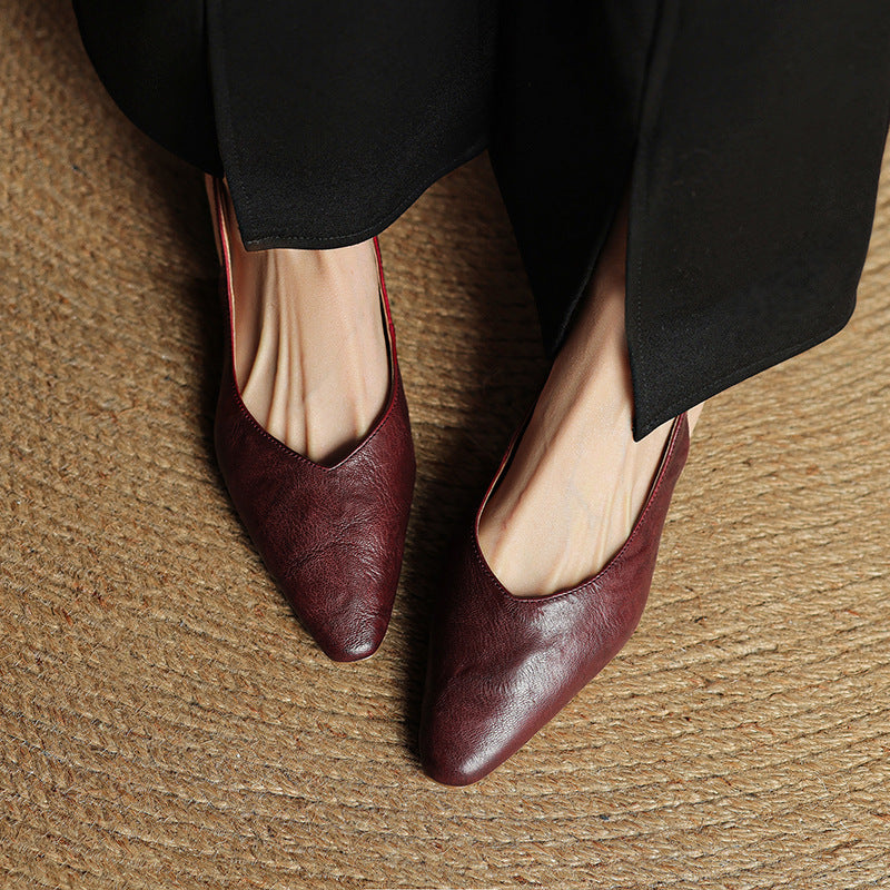 Adria | Slingback in vera pelle