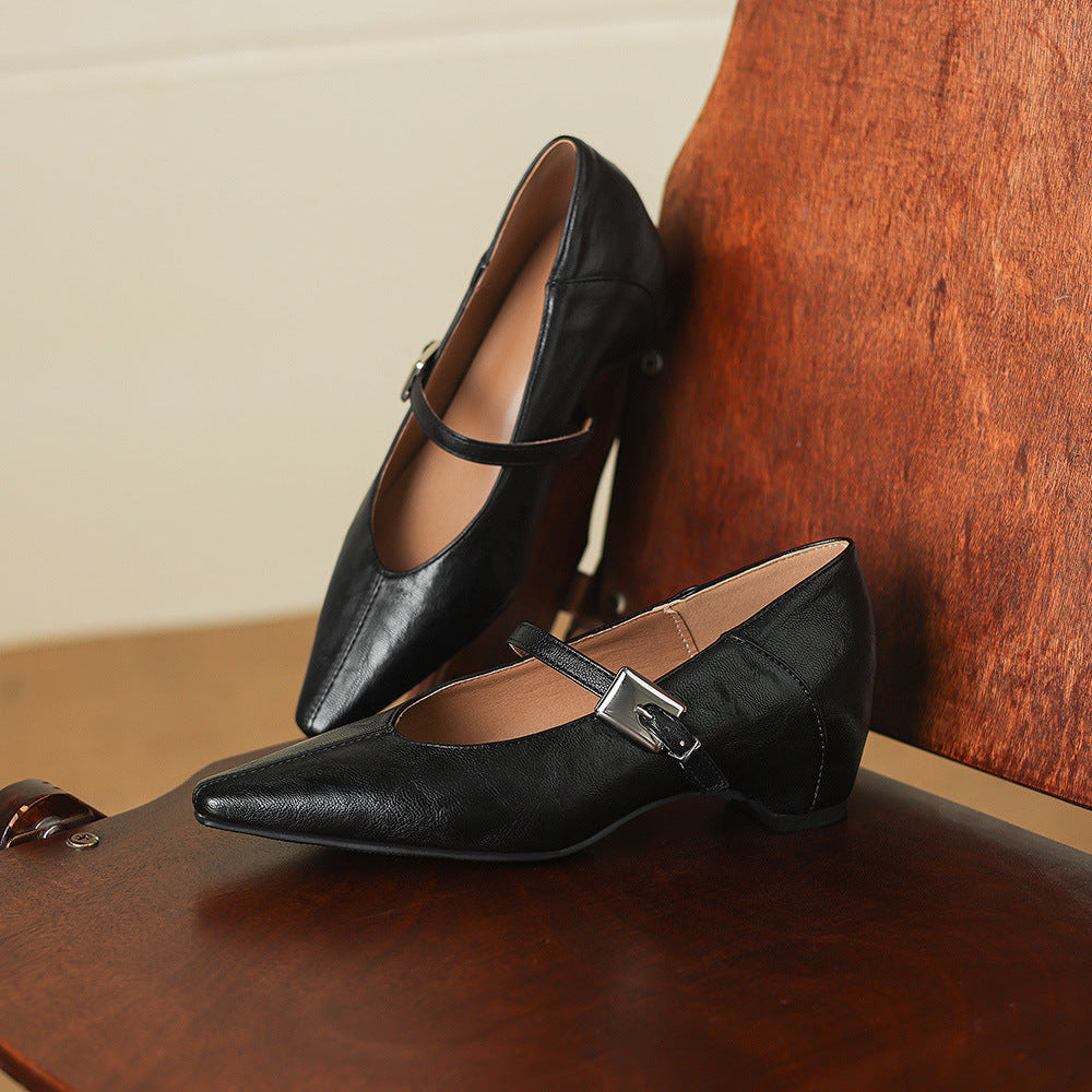 Tessa | Ballerine Mary Jane a punta