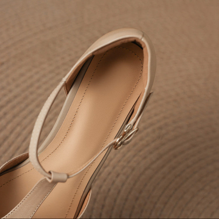 Orena | Scarpe in vera pelle con tagli laterali