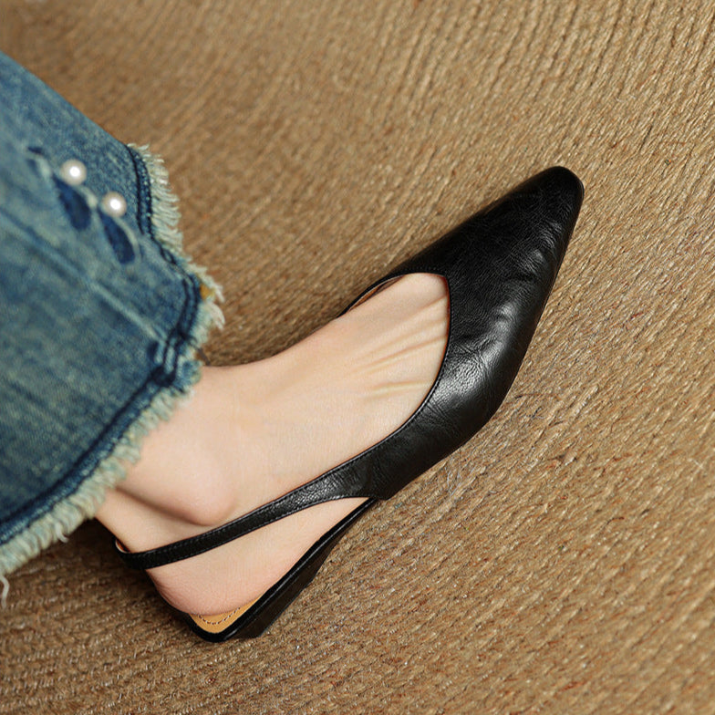 Adria | Slingback in vera pelle