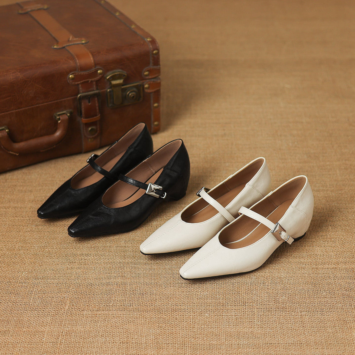 Tessa | Ballerine Mary Jane a punta
