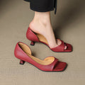 Celin | Décolleté peep-toe con tacco kitten