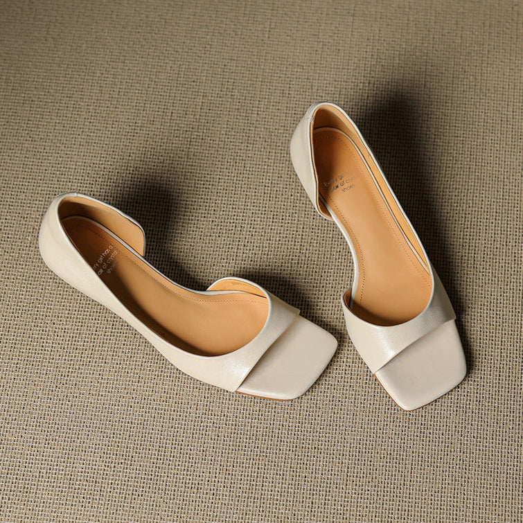 Celin | Décolleté peep-toe con tacco kitten