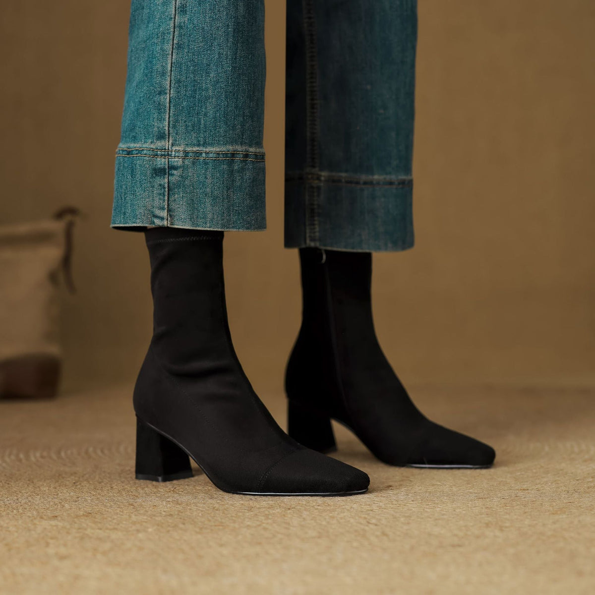 Aelis Genuine Suede Boots