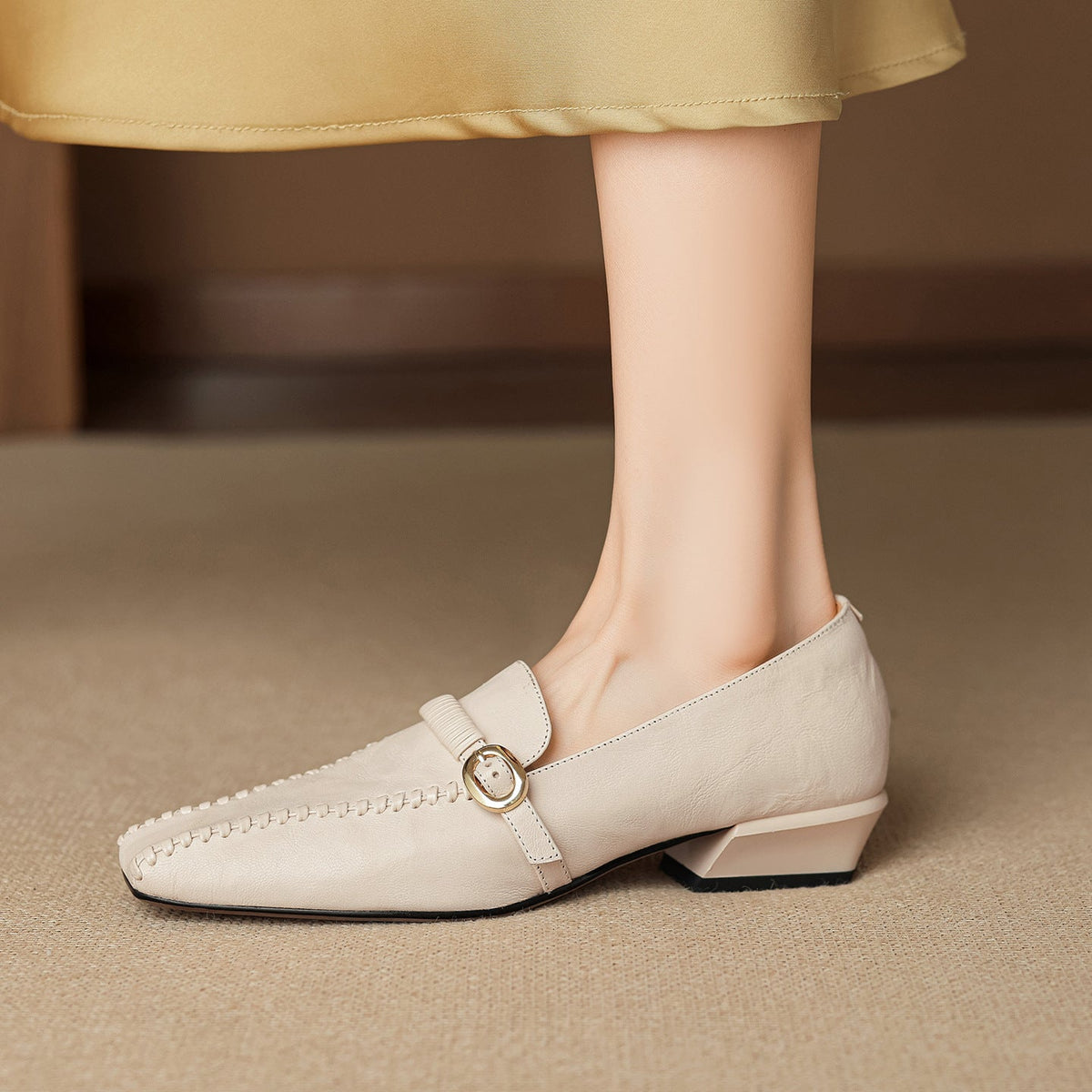 Deyla | Mocassini in vera pelle con fibbia