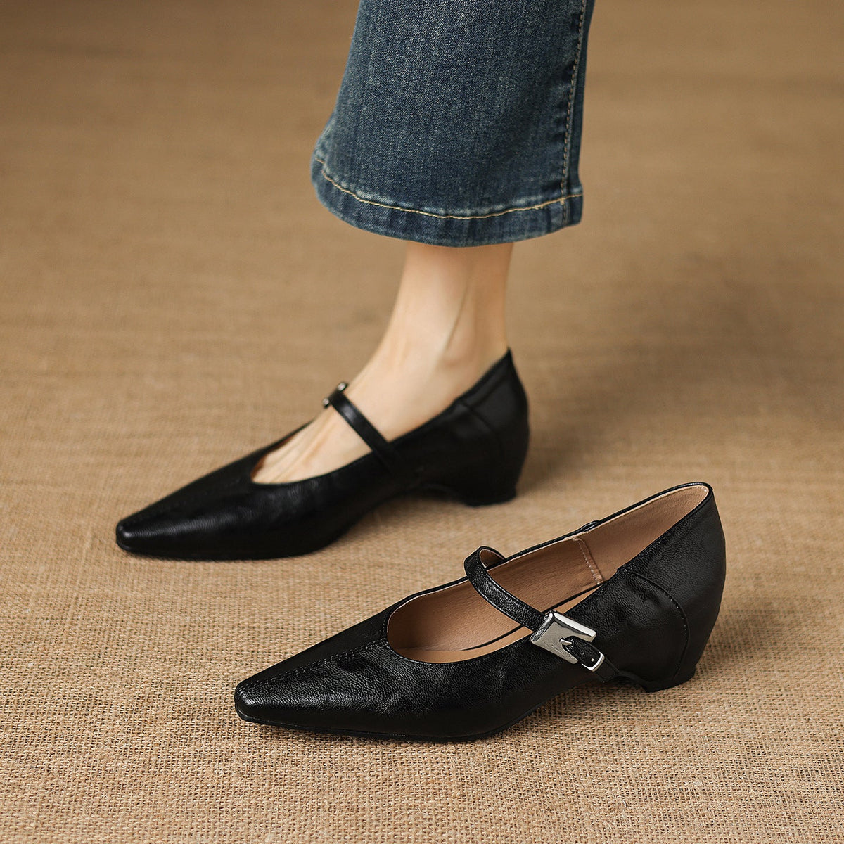 Tessa | Ballerine Mary Jane a punta