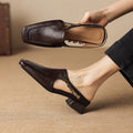 Vyla | Mules in vera pelle con catena