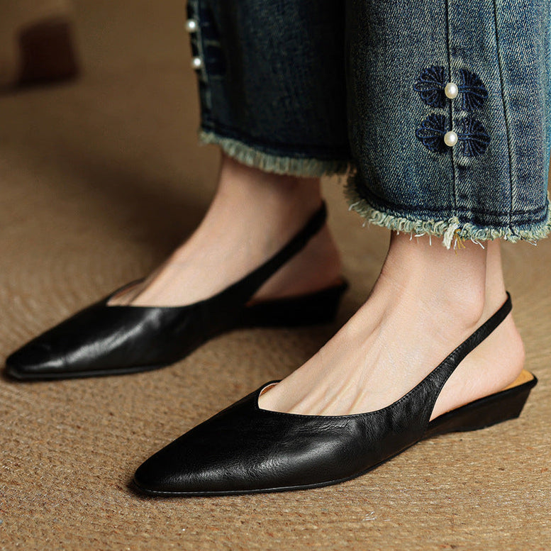 Adria | Slingback in vera pelle
