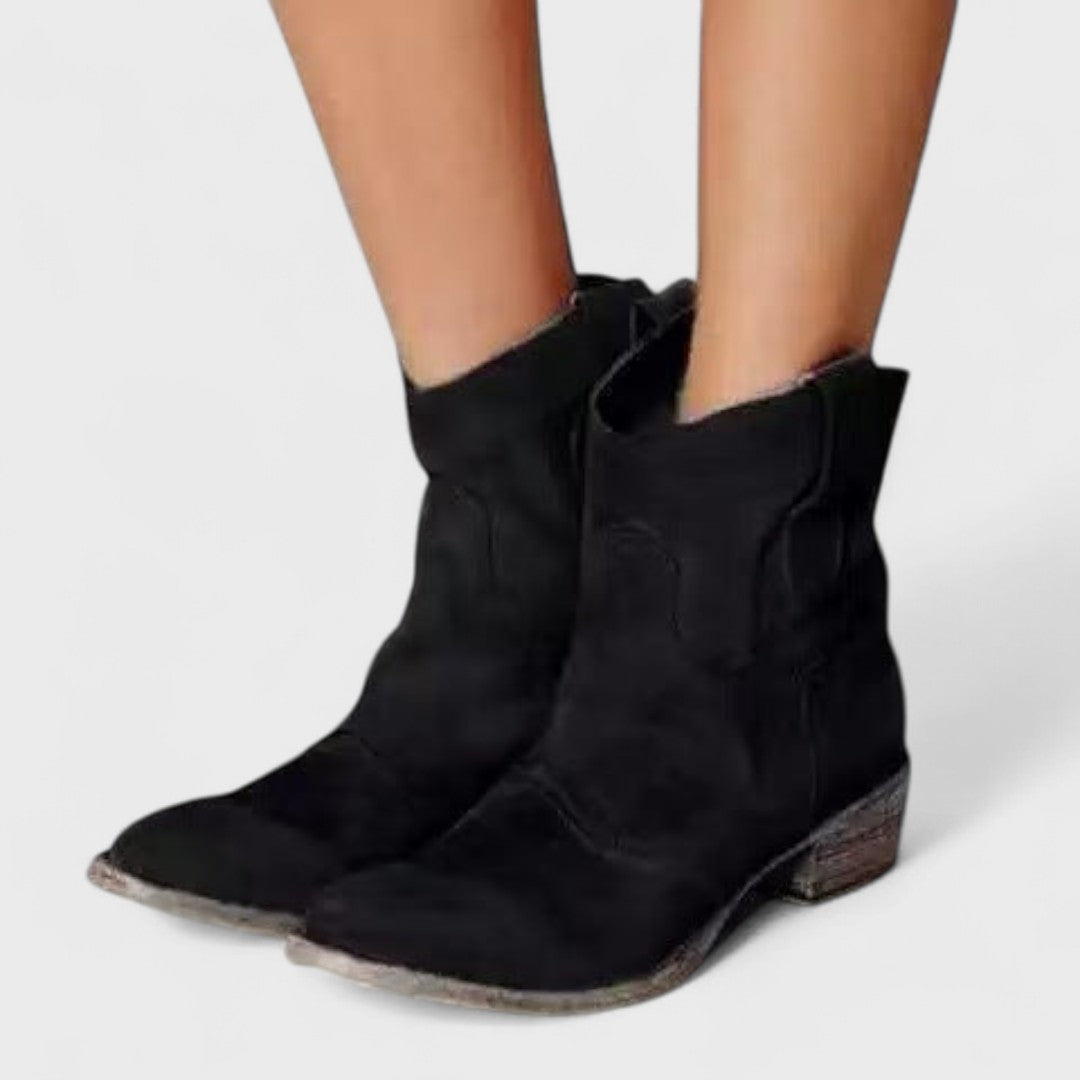 Carlotta – Stivaletti western con tacco a blocco