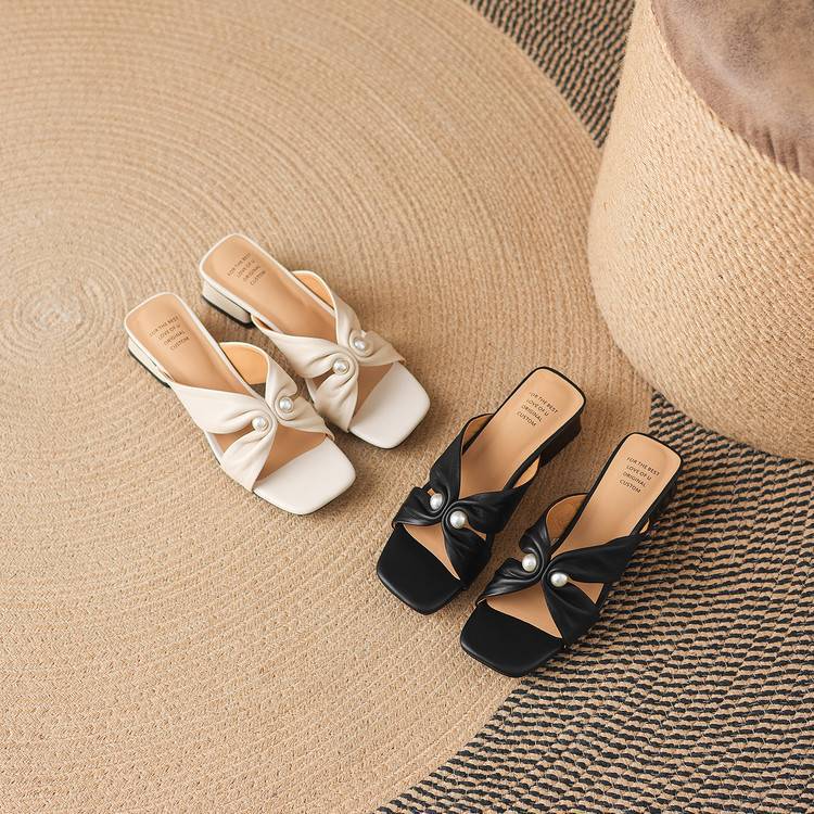 Erin | Scarpe in vera pelle con perle