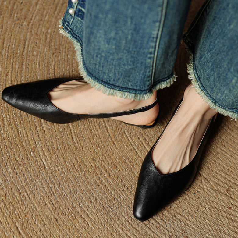 Adria | Slingback in vera pelle