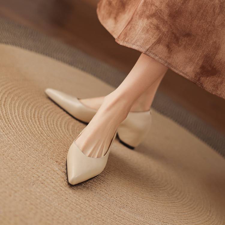 Nolia | Décolleté in vera pelle a punta