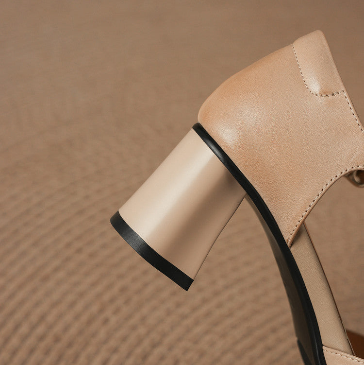 Orena | Scarpe in vera pelle con tagli laterali