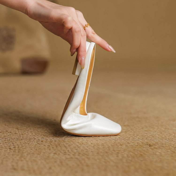 Rexa | Mules piatte in vera pelle