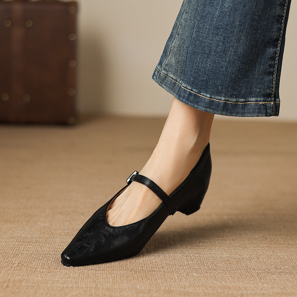Tessa | Ballerine Mary Jane a punta