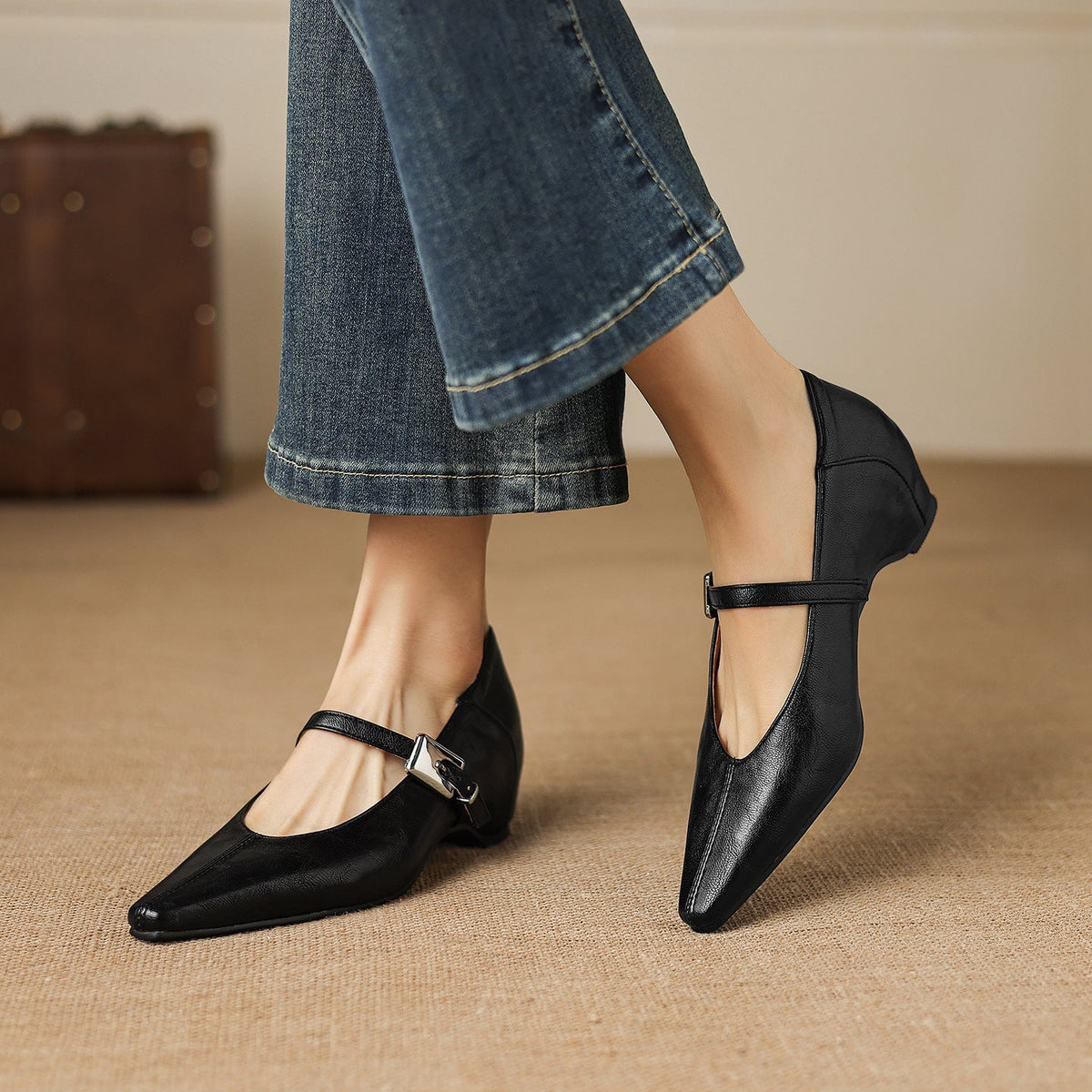 Tessa | Ballerine Mary Jane a punta