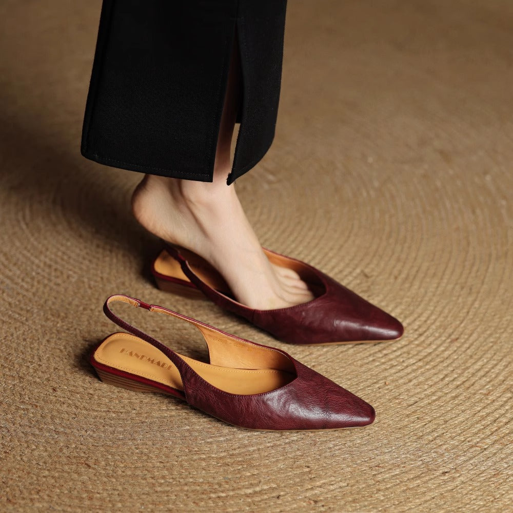 Adria | Slingback in vera pelle