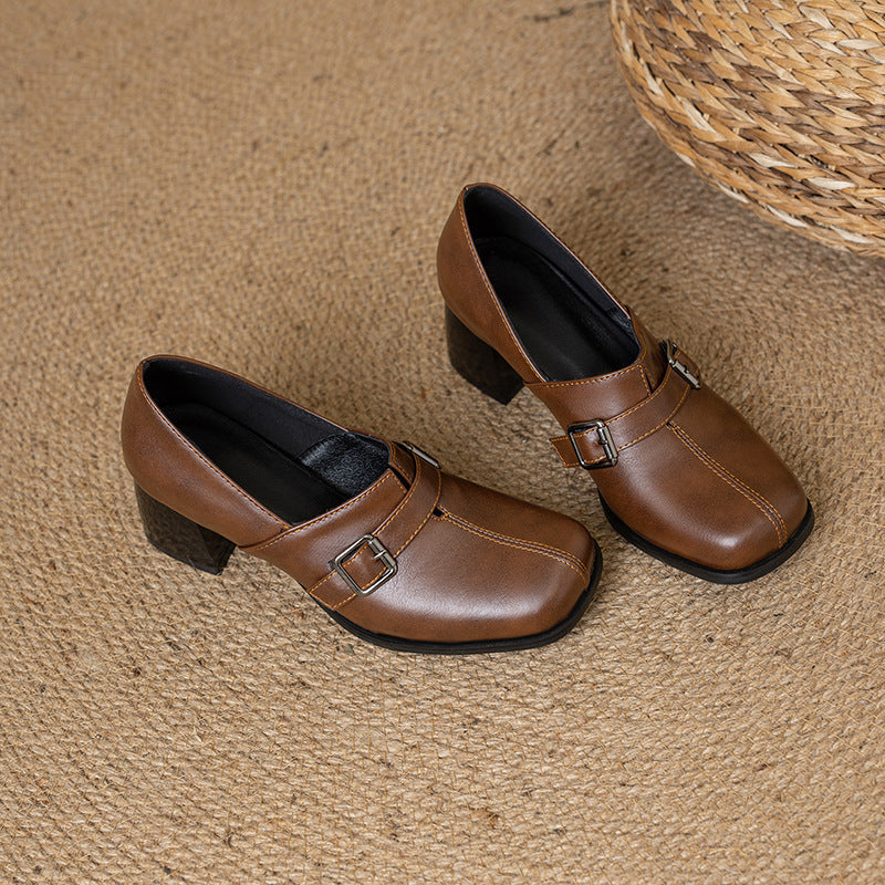 Norah | Scarpe in vera pelle con fibbia