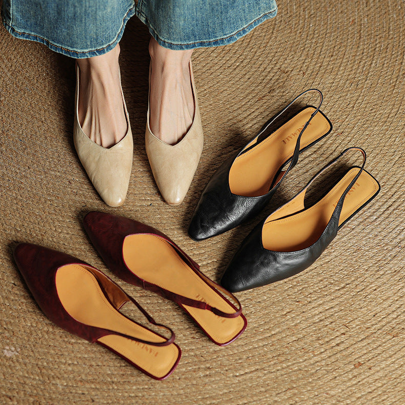 Adria | Slingback in vera pelle