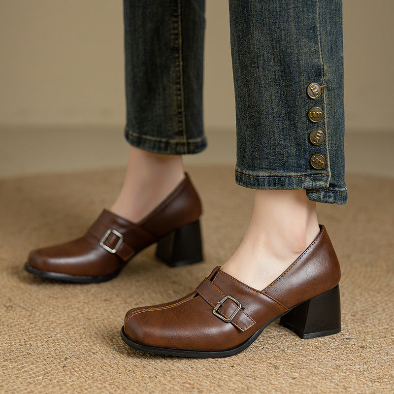 Norah | Scarpe in vera pelle con fibbia