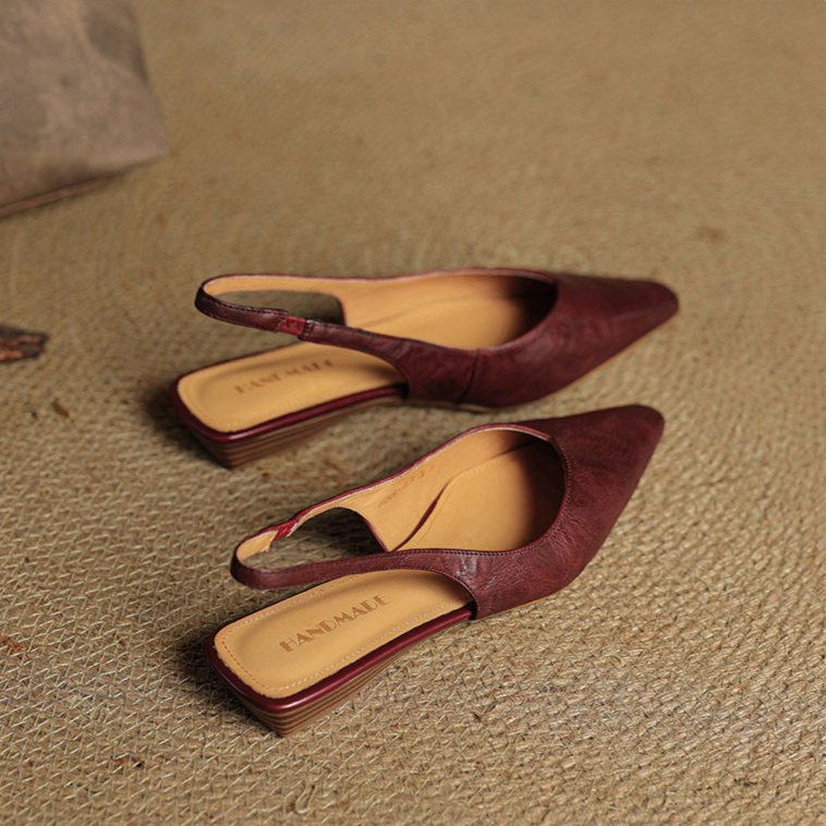 Adria | Slingback in vera pelle