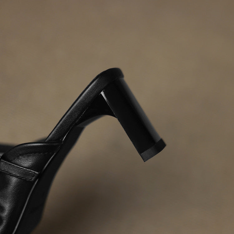Vanya | Mules Mary Jane in vera pelle