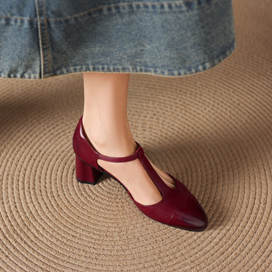 Orena | Scarpe in vera pelle con tagli laterali