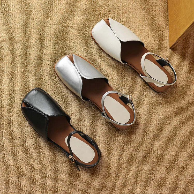 Lorena | Ballerine slingback con fibbia