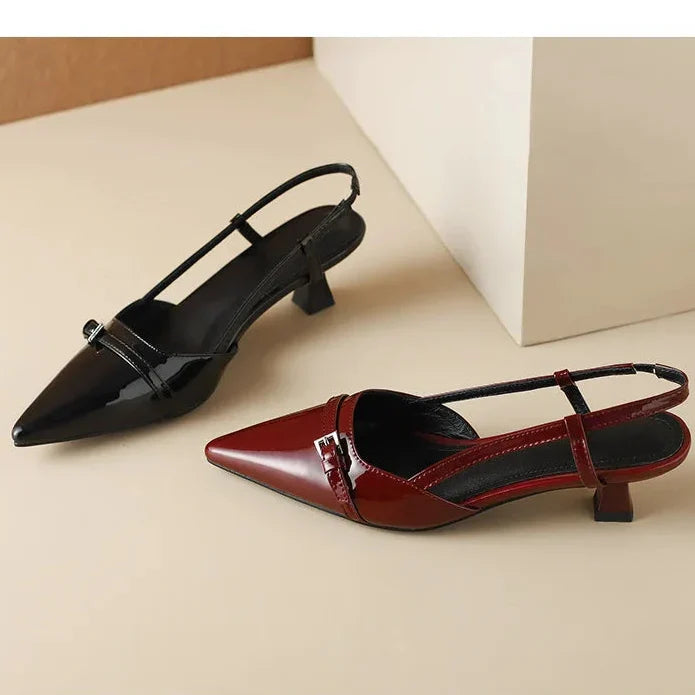 Ondine | Décolleté slingback con tacco kitten