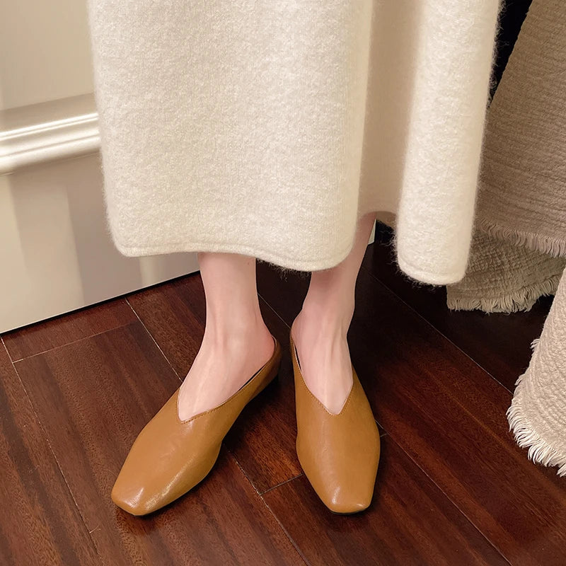 Lyra | Mules effetto metallizzato