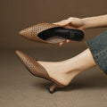 Zaina | Mules in vera pelle traforata