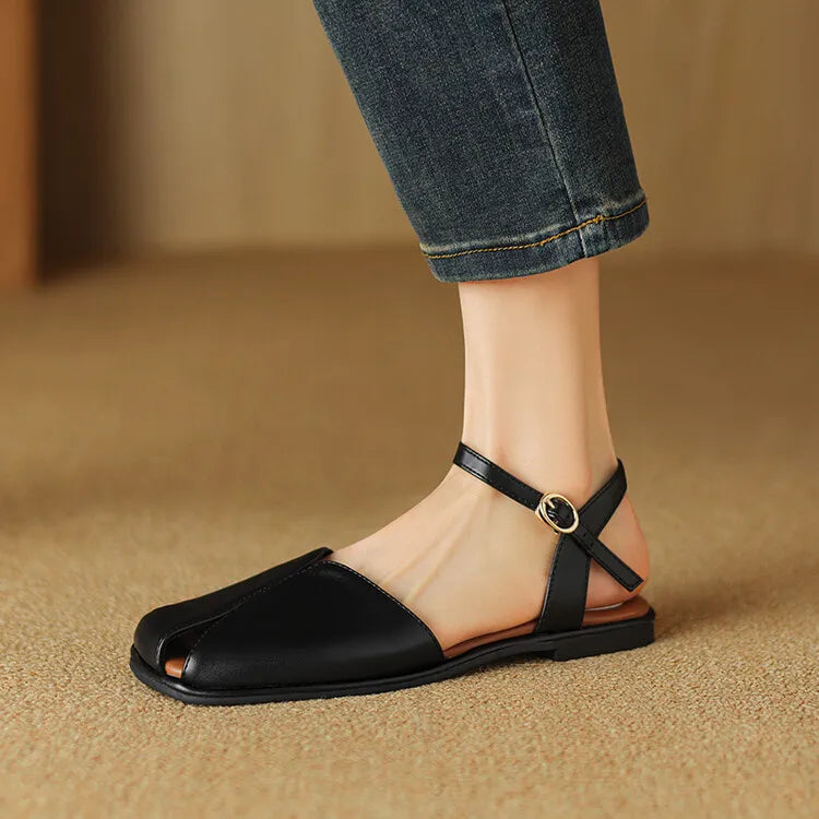 Lorena | Ballerine slingback con fibbia