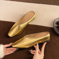 Lyra | Mules effetto metallizzato