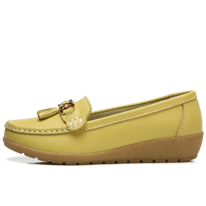 Ginevra | Mocassini con nappa metallica