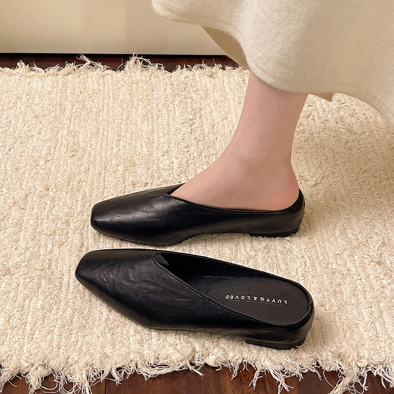 Lyra | Mules effetto metallizzato
