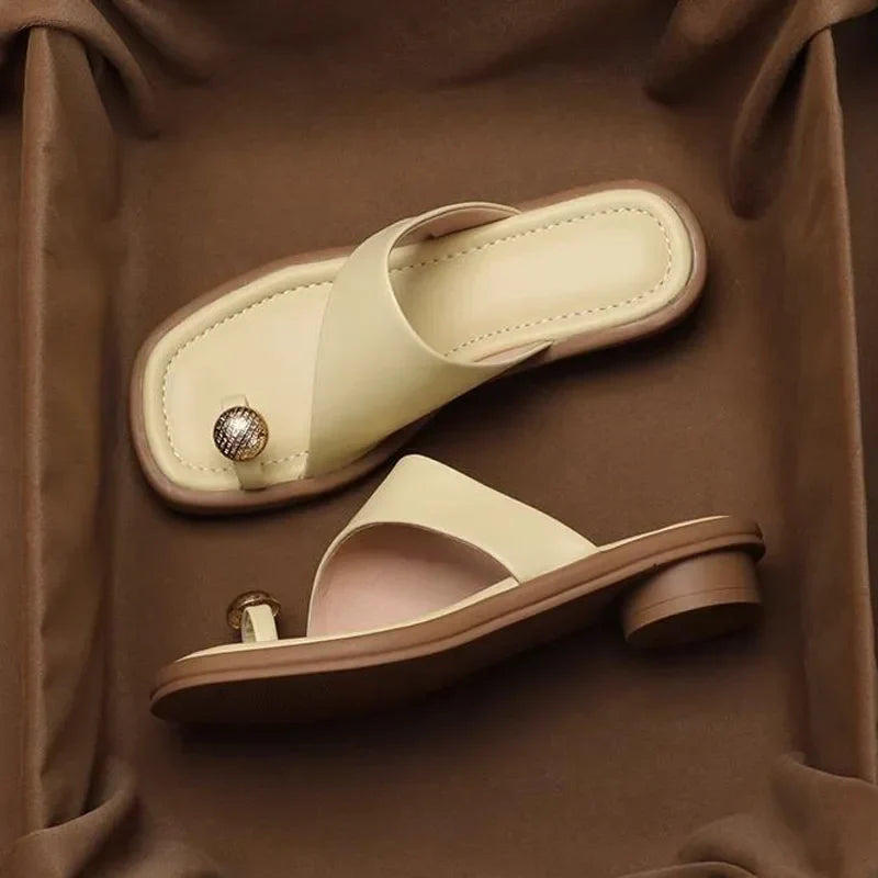 Delia | Sandali con tacco tondo