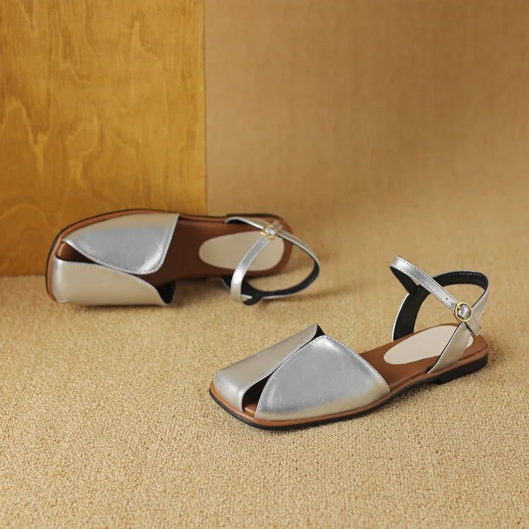 Lorena | Ballerine slingback con fibbia