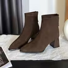 Juliette – Stivaletti effetto camoscio classici