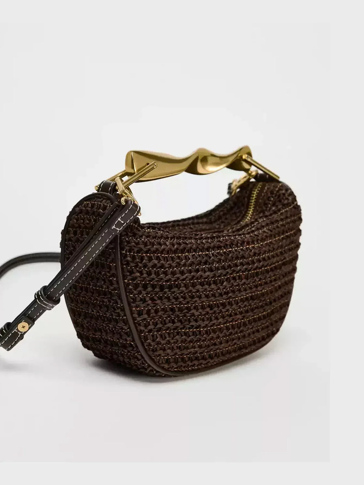 Bruna Crochet Crossbody Bag