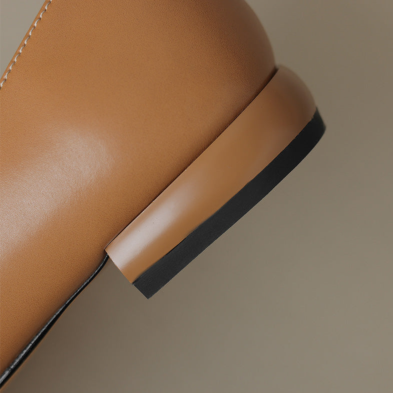 Kiara | Ballerine in vera pelle effetto cavallino
