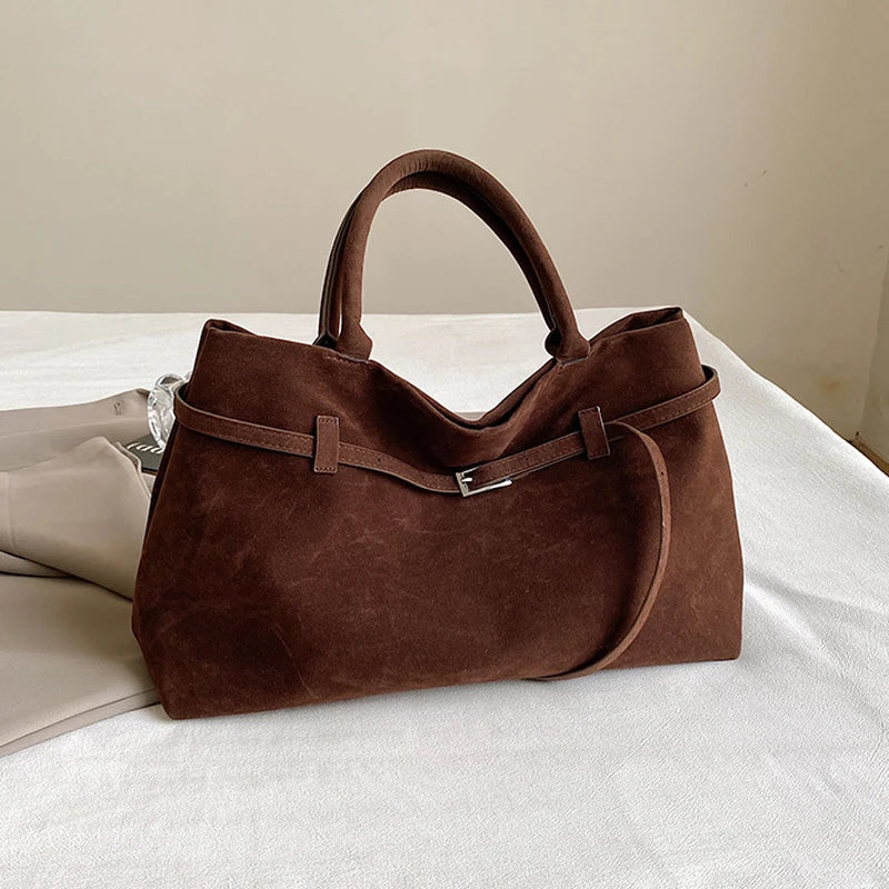 Women's Suede Tote Bag - Esmé