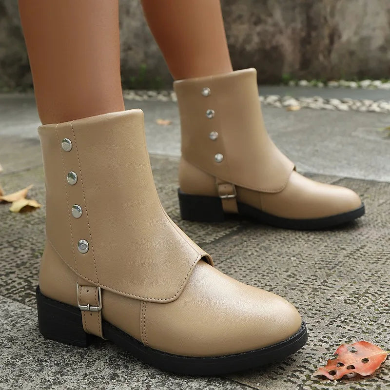 Midtown – Stivali stile cavallerizzo con tacco largo