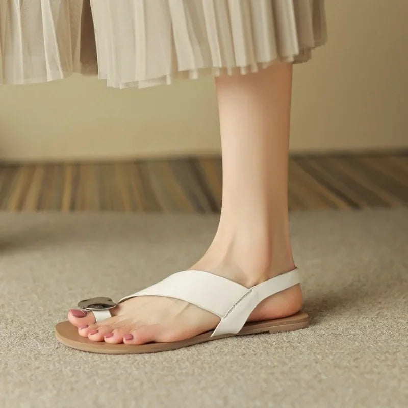 Ada | Ballerine con anello metallico