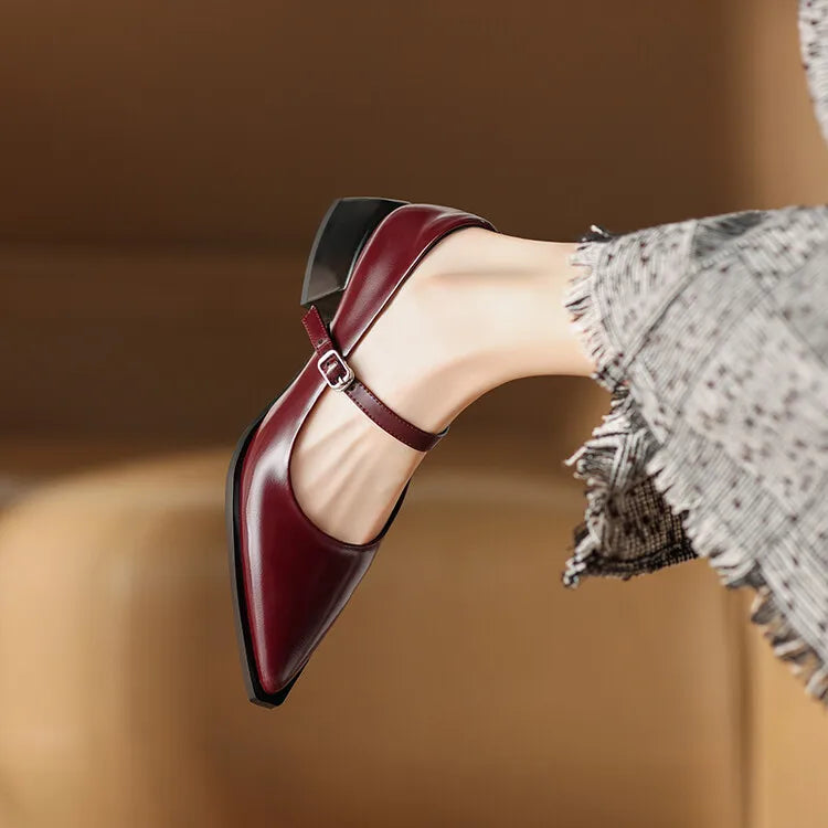 Maden | Mary Jane in vera pelle lucida